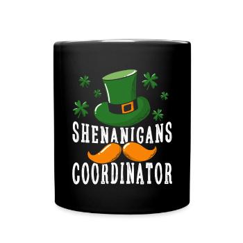 Coordonnatrice de Shenanigan’s de Merry St. Patrick’s - Mug uni - noir - Devant
