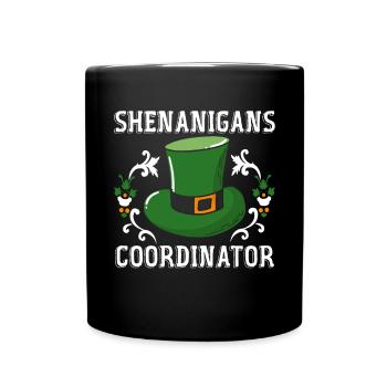Coordonnatrice de Shenanigan’s de Merry St. Patrick’s - Mug uni - noir - Devant