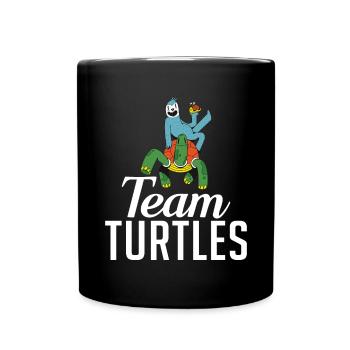 Turtle Owner Gift Turtle Lover - Full Colour Mug - black - Front