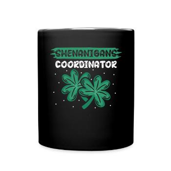 Coordonnatrice de Shenanigan’s de Merry St. Patrick’s - Mug uni - noir - Devant