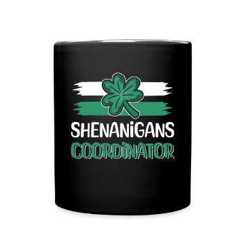 Coordonnatrice de Shenanigan’s de Merry St. Patrick’s - Mug uni - noir - Devant