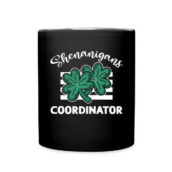 Coordonnatrice de Shenanigan’s de Merry St. Patrick’s - Mug uni - noir - Devant