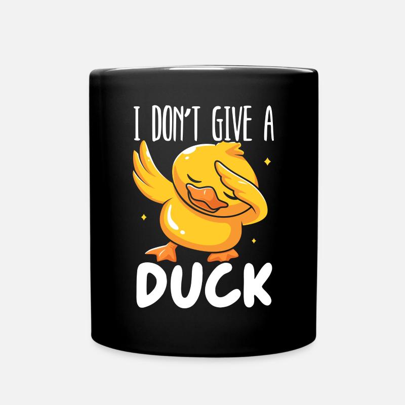 Je ne donne pas à un canard chuchotant Canard Canard Oiseau Canard - Mug uni - noir