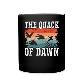 Der Quacksalber der Morgendämmerung Entlein Vogel Wasservogel Ente - Tasse einfarbig - Schwarz - Vorne
