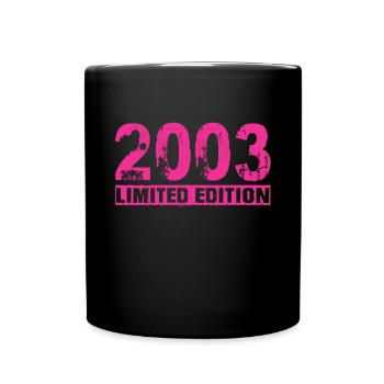 Édition limitée 2003 - Mug uni - noir - Devant
