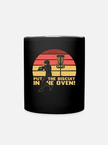 Frisbee Player | Disc Golf - Tasse einfarbig - Schwarz