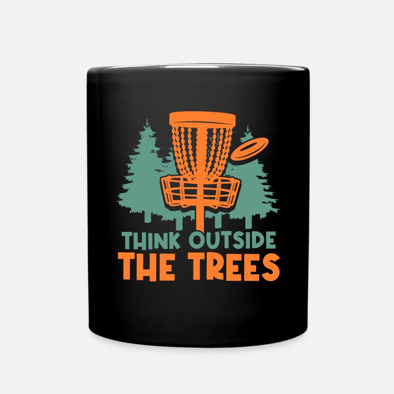 Lustiger Discgolf-Spruch Frisbee Disc Golf - Tasse einfarbig - Schwarz