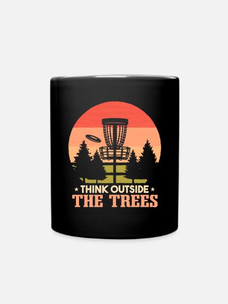 Frisbee-Golfspieler - Tasse einfarbig - Schwarz