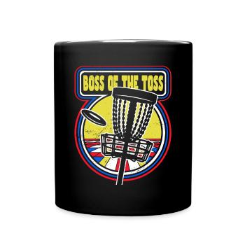 Funny Frisbee Disc Golf Humor - Full Colour Mug - black - Front