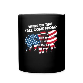 Disc Golf Outfit Funny Frisbee - Tasse einfarbig - Schwarz - Vorne