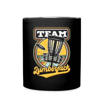 Équipe Lumberjack - Mug uni - noir - Devant