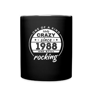 Unique en son genre totalement fou depuis 1988 Rocking - Mug uni - noir - Devant