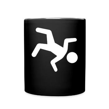 Trampolin - Tasse einfarbig - Schwarz - Vorne