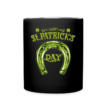 FER À CHEVAL DE LA SAINT-PATRICK - Mug uni - noir - Devant