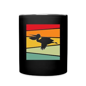 Pelikan Rétro - Mug uni - noir - Devant