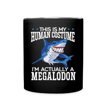 Feeling Jawesome Shark Lover Biologiste marin - Mug uni - noir - Devant