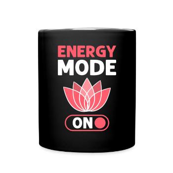 Mode de flux d’alimentation activé. Guérisseur énergétique - Mug uni - noir - Devant