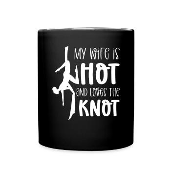 Ma femme est chaude - Mug uni - noir - Devant