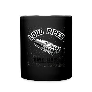 Tuning Spruch für Motorsport / Auto Fans - Tasse einfarbig - Schwarz - Vorne