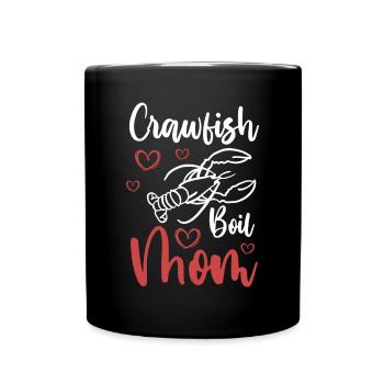 Crawfish Boil Mom Shirt Cadeau Fête des mères - Mug uni - noir - Devant