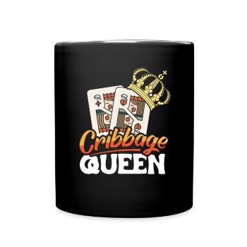 Cribbage Queen Shirt Cadeau - Mug uni - noir - Devant