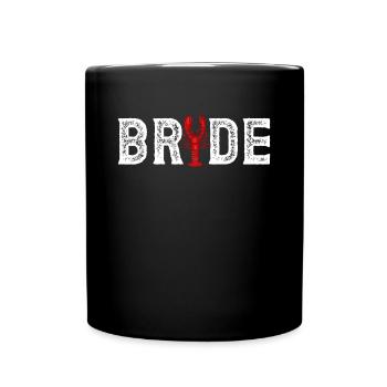 Bride Crawfish Shirt Gift Wedding - Full Colour Mug - black - Front
