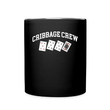Cribbage Crew Shirt Cadeau - Mug uni - noir - Devant