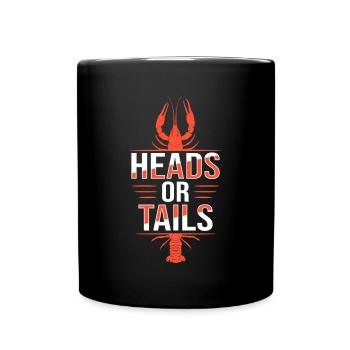 Heads Or Tail Crawfish Shirt - Tasse einfarbig - Schwarz - Vorne