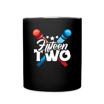 Fifteen Two Cribbage Shirt Gift - Full Colour Mug - black - Front