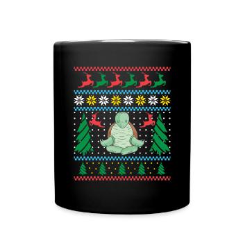 Turtle Owner Gift Turtle Lover - Full Colour Mug - black - Front