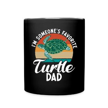 Turtle Owner Gift Turtle Lover - Full Colour Mug - black - Front