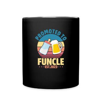 Grossesse Oncle Enceinte Cadeau de naissance - Mug uni - noir - Devant