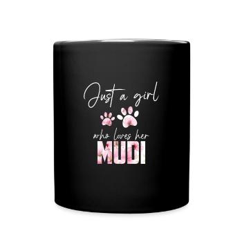 Mudi - Mug uni - noir - Devant