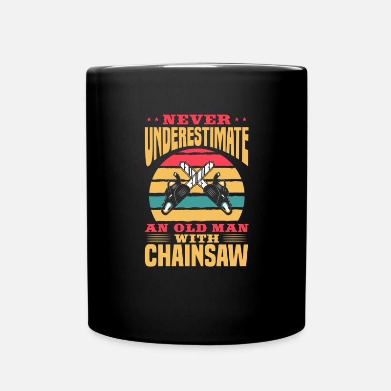 Baumpfleger - Tasse einfarbig - Schwarz