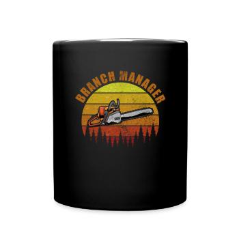 Arboriculteur grimpeur Arboriculteur Cadeau - Mug uni - noir - Devant