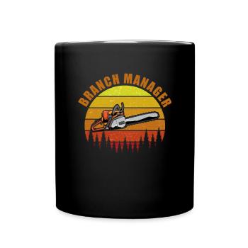 Arboriculteurs - Mug uni - noir - Devant