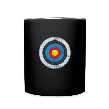 Tir à l’arc Archer Arc Flèche Cadeau - Mug uni - noir - Devant