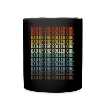 Father of the scooter girl Roller skater Father Ska - Full Colour Mug - black - Front