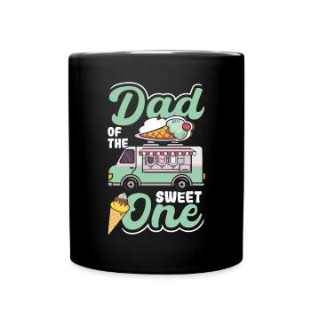 Papa du doux - Mug uni - noir - Devant