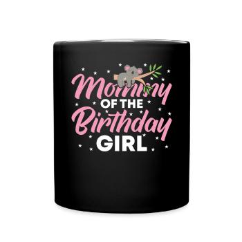 Maman du garçon d’anniversaire - Mug uni - noir - Devant