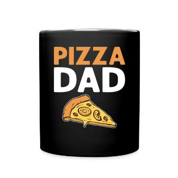 Pizza Papa. Pizza expert. Pizza maker. Pizza - Full Colour Mug - black - Front