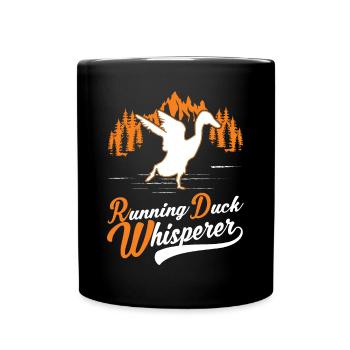 Running Duck Whisperer Running Duck - Full Colour Mug - black - Front