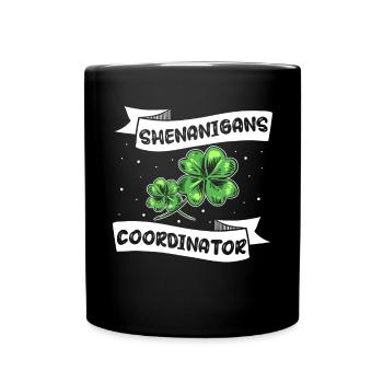 Coordonnatrice de Shenanigan’s de Merry St. Patrick’s - Mug uni - noir - Devant