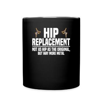 Chirurgie de la hanche Hanche articulaire - Mug uni - noir - Devant
