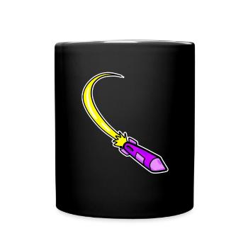 Rocket Purple - Full Colour Mug - black - Front