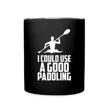 Accessoires de canoë de kayak Fournitures de navigation de plaisance Rafting - Mug uni - noir - Devant