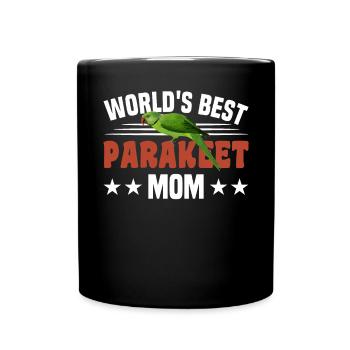 Die Beste Sittich-mutter Der Welt - Tasse einfarbig - Schwarz - Vorne