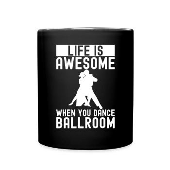 Ballroom - Full Colour Mug - black - Front