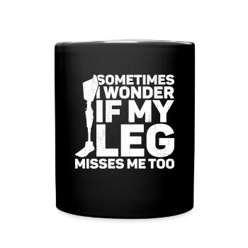 Amputation - Full Colour Mug - black - Front