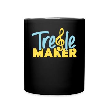 Violoniste Violoniste Pun Treble Maker - Mug uni - noir - Devant